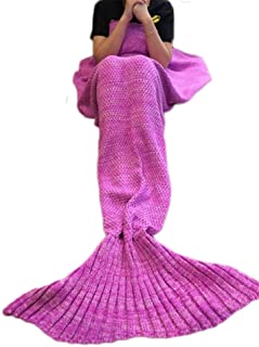 KPblis Mermaid Knitted Blanket