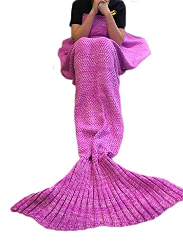 KPblis Mermaid Knitted Blanket