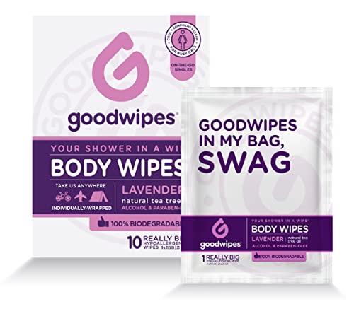 GoodWipes Women's Deodorizing Body Biodegradable Wipes