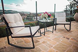 Suncrown 3-Piece Rocking Bistro Set