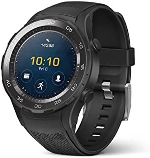 Huawei Watch 2 Sport Smartwatch - Ceramic Bezel - Carbon Black Strap