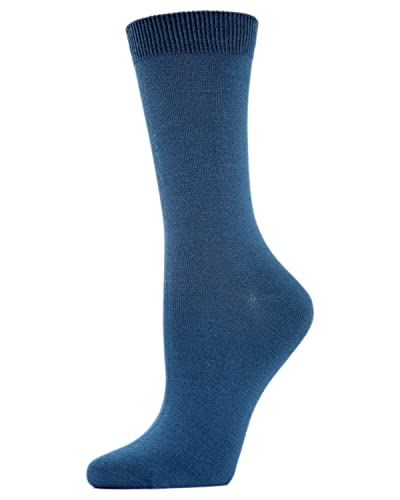 MeMoi Natural Blend Bamboo Crew Socks