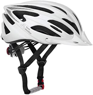 TeamObsidian Airflow Bike Helmet White/Medium - Large - for Adult Men & Women and Youth/Teenagers - CPSC Certified Bicycle Helmets for Road