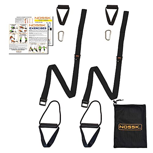 NOSSK TWIN PRO Bodyweight Fitness Strap Trainer