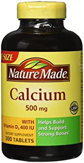 Nature Made Calcium 500 mg + Vitamin D3 Tabs