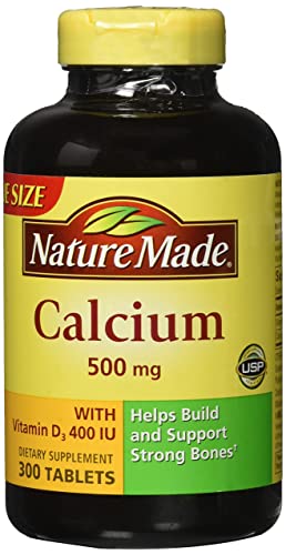 Nature Made Calcium 500 mg + Vitamin D3 Tabs