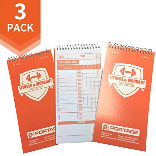 Portage Fitness & Workout Notebook