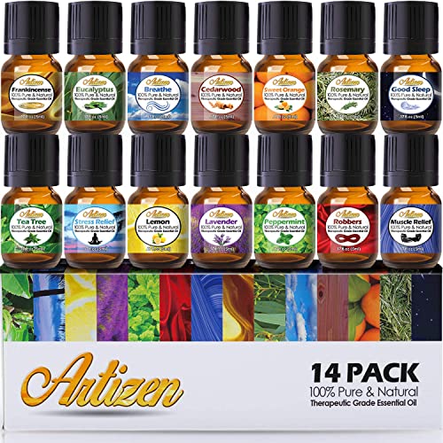 Artizen Aromatherapy Top 14 Essential Oil Set