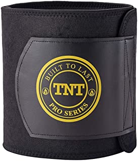 TNT Pro Series Waist Trimmer Weight Loss Ab Belt - Premium Stomach Fat Burner Sweat Wrap and Workout Waist Trainer