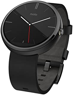 Motorola Moto 360 Modern Timepiece Smart Watch - Black Leather 00418NARTL