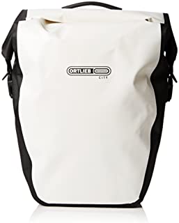 Ortlieb Back-Roller City Rear Pannier: Pair; White/Black