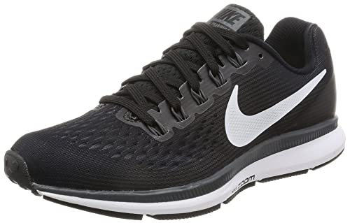 Nike Womens Air Zoom Pegasus 34 Black/White/Dark Grey/Anthracite Running Shoes