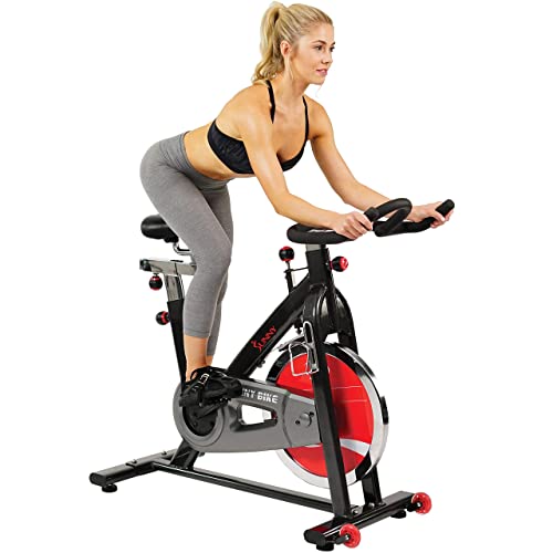 Sunny Health & Fitness SF-B1002 Belt Drive Indoor Cycling Bike