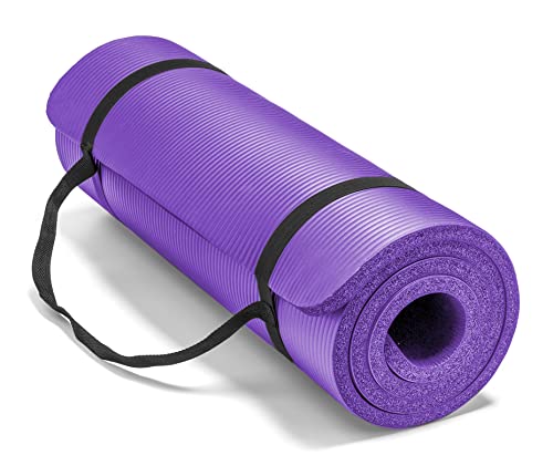 Spoga Premium Extra Thick 71-Inch Long High Density Exercise Yoga Mat with Comfort Foam and Carrying Straps