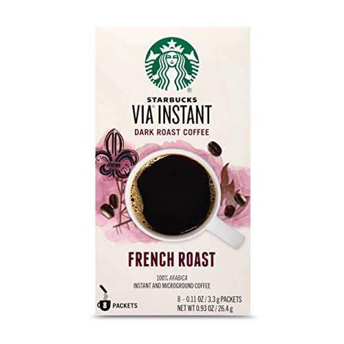 Starbucks VIA Instant French Roast Dark Roast Coffee