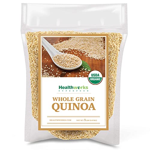 Healthworks Quinoa White Whole Grain Raw Organic