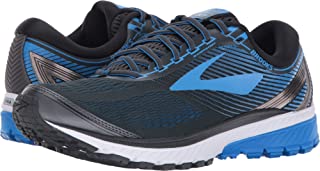 Brooks Men's Ghost 10 Ebony/Metallic Charcoal/Electric Brooks Blue 10 D US