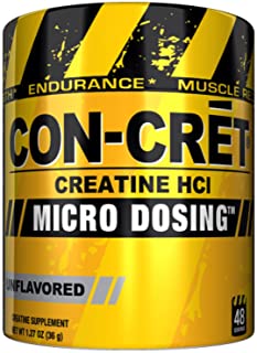 CON-CRET Creatine HCI Micro-Dosing Pre Workout Powder for Muscle Building