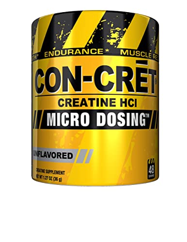 CON-CRET Creatine HCI Micro-Dosing Pre Workout Powder for Muscle Building