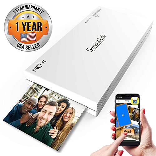 SereneLife Mobile Photo Printer