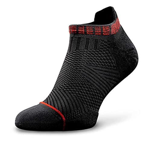 Rockay Accelerate Anti-Blister Running Socks for Men and Women Organic Merino Wool & Compression Arch