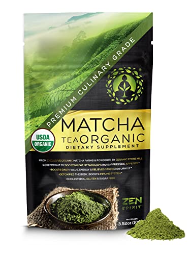 Matcha Green Tea Powder Organic - Japanese Premium Culinary Grade