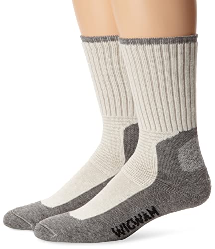 Wigwam Men's At Work DuraSole Work 2-Pack Crew Length Work Sock