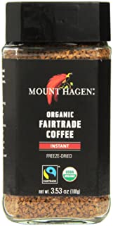 Mount Hagen Freeze Dried Instant Coffee- 3.53 Oz Jars- 2 Pack