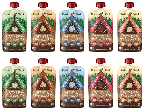 Munk Pack Oatmeal Fruit Squeeze Snack