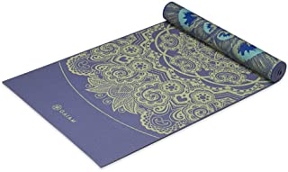 Gaiam Yoga Mat Premium Print Reversible Extra Thick Non Slip Exercise & Fitness Mat for All Types of Yoga