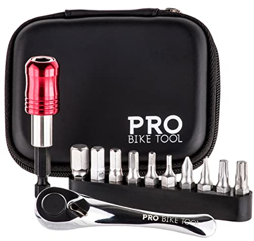 Pro Bike Tool Mini Ratchet Tool Set - Reliable & Stylish Multitool Repair Kit for Road & Mountain Bikes - Versatile EDC Multi Tool for Your Bicycle