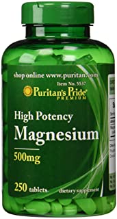 Puritan's Pride Magnesium Tablets