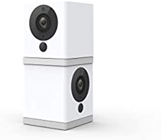 Wyze Cam 1080p HD Indoor Wireless Smart Home Camera with Night Vision, 2-Way Audio, Works with Alexa & the Google Assistant (Pack of 2), White - WYZEC2X2