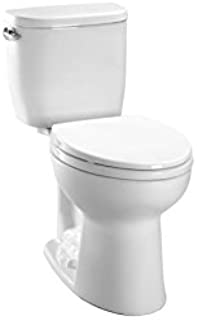 TOTO CST243EF#01 Entrada Two-Piece Round 1.28 GPF Universal Height Toilet