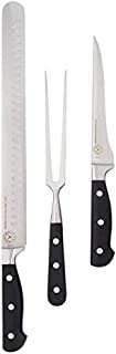 SARUMA 3 PIECE SET - Meat Carving Knife Set - 3 Piece, Ultra Sharp, Rustproof Stainless Steel - 12