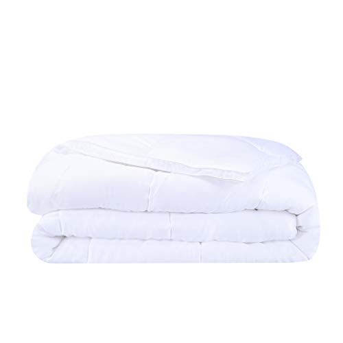 Columbia Cooling Performance Box Stitch Comforter - 300TC Naturally Moisture Wicking Lyocell Shell - Environmentally Conscious Polyester Fiber Fill from Recycled Bottles - Full/Queen