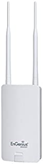 EnGenius Technologies ENS202EXT N300 2.4GHz Wireless Outdoor Access Point/Bridge Features Detachable 5 dBi Antennas for Long Range, 26 dBm, IP55 Rated, 24V PoE Included (Mounting Kit Included)