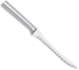 Rada Cutlery Tomato Slicing Knife  Stainless Steel Blade With Aluminum Handle Made in USA, 8-7/8 Inches