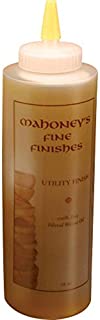 Ultimate Walnut Oil by Mahoney's Finishes: Food Safe Wood Finish for Satin Sheen/ Easy To Use, FastDrying Wood Protective Finish/ Salad Bowl, Cutting Board, Utility and Furniture Walnut Wood Protectant