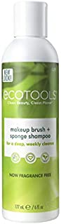 Ecotools Makeup Brush Cleaner Cleansing Shampoo, 6 oz (Packaging May Vary)