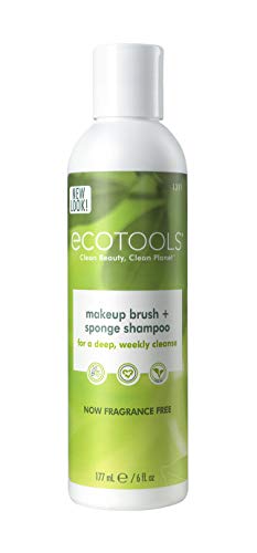 Ecotools Makeup Brush Cleaner Cleansing Shampoo, 6 oz (Packaging May Vary)