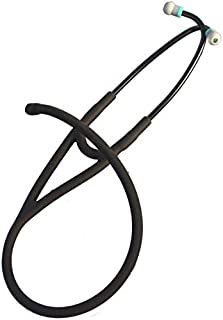 Replacement Tube by CardioTubes fits Littmann Master Cardiology and Cardiology III Stethoscopes - 7mm Binaurals Black on Black TUBING