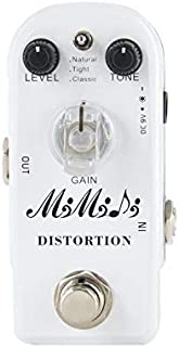 MIMIDI Distortion Pedal for Electric Guitar Effect Guitar Pedal True Bypass (302 Distortion)