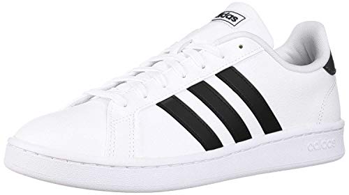 adidas Women's Grand Court, Black/White, 8 M US