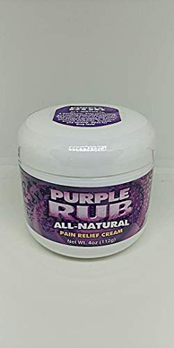 Purple Emu Purple Rub All Natural Pain Relief Cream O.T.C. 30% Emu Oil 4oz. Jar