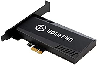 Elgato HD60 Pro1080p60 Capture and Passthrough, PCIe Capture Card, Low-Latency Technology, PS5, PS4, Xbox Series X/S, Xbox One