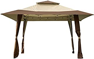 Sunnyglade 13Ft x 13Ft Pop-Up Canopy Gazebo Outdoor Patio Gazebo Tent Great for Providing Extra Shade for Your Yard, Patio, Garden, Outdoor, Party or BBQ
