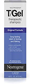 Neutrogena T/Gel Therapeutic Shampoo Original Formula, Anti-Dandruff Treatment for Long-Lasting Relief of Itching and Flaking Scalp as a Result of Psoriasis and Seborrheic Dermatitis, 16 fl. oz