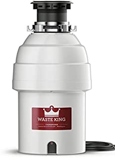 Waste King L-8000 Garbage Disposal with Power Cord, 1 HP