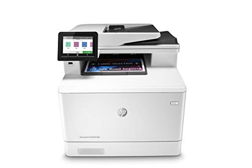 HP Color LaserJet Pro Multifunction M479fdn Laser Printer with One-Year, Next-Business Day, Onsite Warranty, Works with Alexa (W1A79A)  Built-in Ethernet